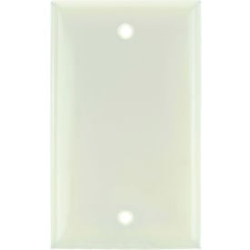 Sunlite® Blank Switch & Receptacle Plate 1-Gang Almond Pack of 12