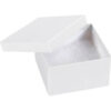 Global Industrial Jewelry Boxes 3-1/2""L x 3-1/2""W x 2""H White 100/Pack