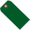 Global Industrial™ Plastic Shipping Tag #8 6-1/4""L x 3-1/8""W Green 100/Pack