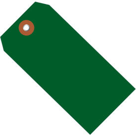 Global Industrial™ Plastic Shipping Tag #8 6-1/4""L x 3-1/8""W Green 100/Pack
