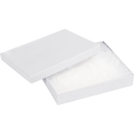 Global Industrial Jewelry Boxes 6""L x 5""W x 1""H White 50/Pack