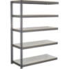 Global Industrial 5 Shelf Extra Heavy Duty Boltless Shelving Add On 60""Wx36""Dx72""H Laminate Deck
