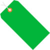 Global Industrial Shipping Tag Pre-Strung #6 5-1/4""L x 2-5/8""W Fluorescent Green 1000/Pack