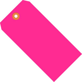 Global Industrial Shipping Tag #5 4-3/4""L x 2-3/8""W  Fluorescent Pink 1000/Pack