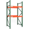 Global Industrial™ Bolted Teardrop Pallet Rack Starter 48""W x 48""D x 96""H 6590 lbs Shelf Cap