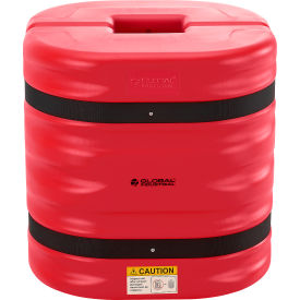 Global Industrial™ Column Protector 6"" Opening 24"" High Red