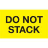 Tape Logic® Labels with ""Do Not Stack"" Print 5""L x 3""W Fluorescent Yellow Roll of 500