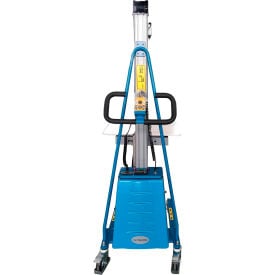 Battery Powered Office Work Positioner Lift Truck with Scale 330 Lb. Capacity