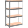 Global Industrial 4 Shelf Heavy Duty Boltless Shelving Add On 48""Wx12""Dx60""H Wood Deck USA