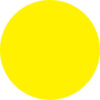 Tape Logic® 1-1/2"" Dia. Round Removable Paper Labels Fluorescent Yellow Roll of 500