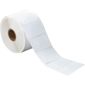 Global Industrial Desktop Direct Thermal Labels 2-1/4""W x 1-1/4""L 1"" Core 4""OD White 12/Pack
