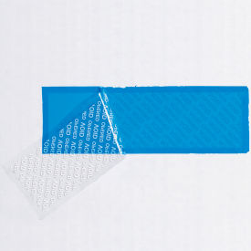 Tape Logic® Printed Security Strips On A Roll Opened Void 2"" x 5-3/4"" 3.9 Mil Blue