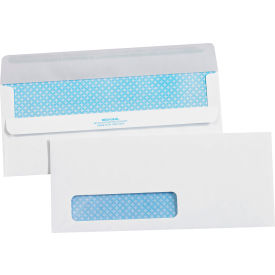 Global Industrial #10 Window Redi-Seal Envelopes w/ Security Tint 4-1/8""W x 9-1/2""L White 2500/Pk