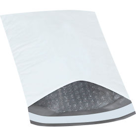 Global Industrial™ Bubble Lined Poly Mailers 6-1/2""W x 10""L 2 Mil White 250/Pack
