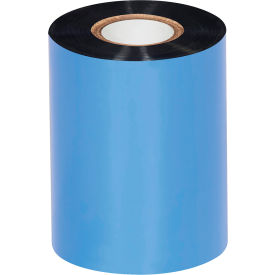 Global Industrial Zebra Thermal Transfer Ribbons 3-1/8""W x 984'L Wax/Resin Blk 24 Rolls/Case