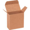 Global Industrial Reverse Tuck Folding Cartons 2-1/2""L x 1-1/4""W x 2-1/2""H Kraft 1000/Pack