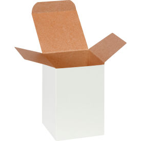 Global Industrial Reverse Tuck Folding Cartons 4""L x 4""W x 6""H White 250/Pack