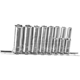 Chrome Socket 1/4"" Drive - Deep 6 Point 7/16""