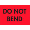 Tape Logic® Labels with ""Do Not Bend"" Print 3""L x 2""W Fluorescent Red Roll of 500