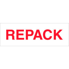 Tape Logic® Carton Sealing Tape Repack 2"" x 110 Yds. 2.2 Mil Red/White