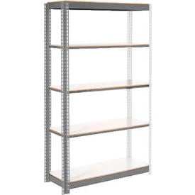 Global Industrial 5 Shelf Heavy Duty Boltless Shelving Add On 48""Wx18""Dx84""H Laminate Deck USA