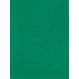 Global Industrial Flat Polyethylene Bags 9""W x 12""L 2 Mil Green 1000/Pack