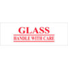Tape Logic® Carton Sealing Tape Glass - Handle With Care 2"" x 55 Yds. Red/White