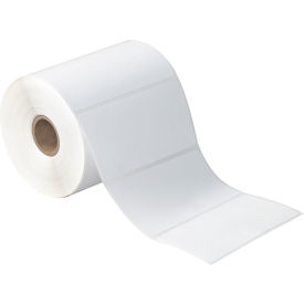 Global Industrial™ Desktop Direct Thermal Labels 4""W x 2""L 1"" Core 4""OD White 12/Pack
