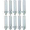 Sunlite® PLD U-Bend Fluorescent Bulb G24q2 Base 18W 1080 Lumens 2700K Warm White Pk of 10