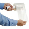 Global Industrial™ Stretch Wrap Film With Extended Core Handle 5"" x 1000' x 80 Gauge Clear