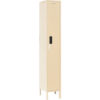 Global Industrial™ 1-Tier 1 Door Digital Locker 12""Wx12""Dx66""H Tan Unassembled