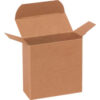 Global Industrial Reverse Tuck Folding Cartons 3""L x 1-5/16""W x 3""H Kraft 1000/Pack