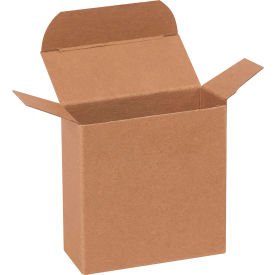 Global Industrial Reverse Tuck Folding Cartons 3""L x 1-5/16""W x 3""H Kraft 1000/Pack