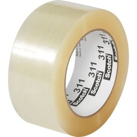 Scotch® 311+ Carton Sealing Tape 2"" x 110 Yds. 2.05 Mil Clear