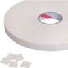 Tape Logic® Double Sided Foam Squares 1"" x 1"" 62.5 Mil White 324/Roll