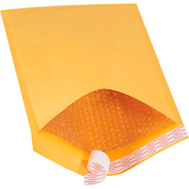 Global Industrial™ Self Seal Bubble Mailers #5 10-1/2""W x 16""L Kraft 25/Pack