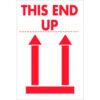 Tape Logic® Labels with ""This End Up"" Print 3""L x 2""W Red/White Roll of 500