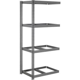 Global Industrial 4 Shelf Extra Heavy Duty Boltless Shelving Add On 36""W x 24""D x 72""H No Deck