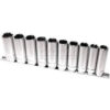 Metric Socket Set 1/2"" Drive 6 Point 10 Piece Deep