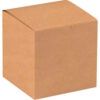 Global Industrial Gift Boxes 6""L x 6""W x 6""H Kraft 100/Pack