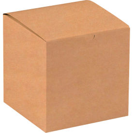 Global Industrial Gift Boxes 6""L x 6""W x 6""H Kraft 100/Pack