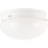 Sunlite® Round Flush Mount Ceiling Light Fixture 60W 7-15/16"" Dia. White