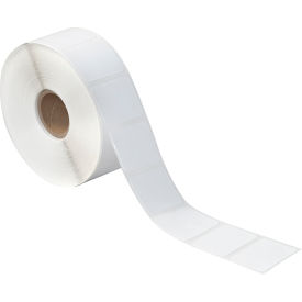 Global Industrial™ Desktop Direct Thermal Labels 1-1/4""W x 1""L 1"" Core 4""OD White 12/Pack