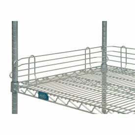 Nexel® Nexelate® Silver Epoxy Wire Ledge 18""W x 4""H
