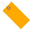 Global Industrial Tyvek® Shipping Tag Pre-Wired 6-1/4""L x 3-1/8""W Orange 100/Pack