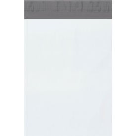 Global Industrial™ Poly Mailers with Tear Strip 9""W x 12""L 2.5 Mil White 500/Pack
