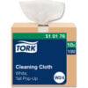 Tork® General Purpose Cleaning Cloth 8-7/16"" x 16-1/8"" White 100 Wipes/Box 10 Boxes/Carton