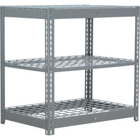 Global Industrial 3 Shelf Standard Duty Boltless Shelving Starter 48""W x 12""D x 36""H Wire Deck