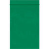Global Industrial™ Reclosable Poly Bags 4""W x 6""L 2 Mil Green 1000/Pack