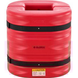 Global Industrial™ Column Protector 10"" Opening 24"" High Red